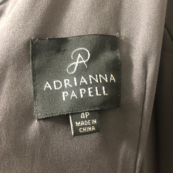 Adrianna Papell Metallic Lace with Sequins - Picture 8 of 10